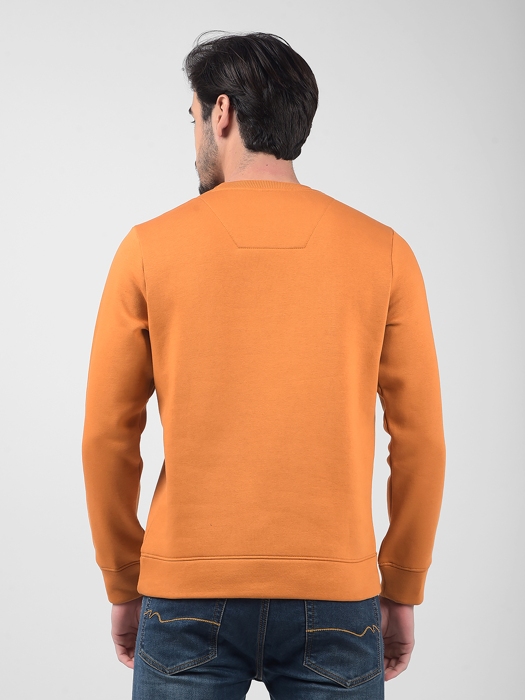 Numero Uno Men Typography Brown Sweat Shirt